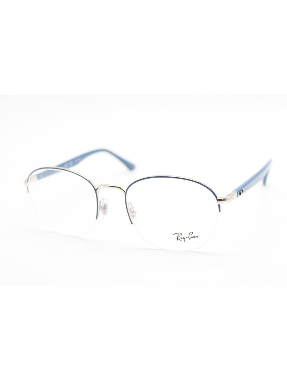 NEW RAY-BAN RB 6487 3145 BLUE SILVER AUTHENTIC EYEGLASSES 52-20